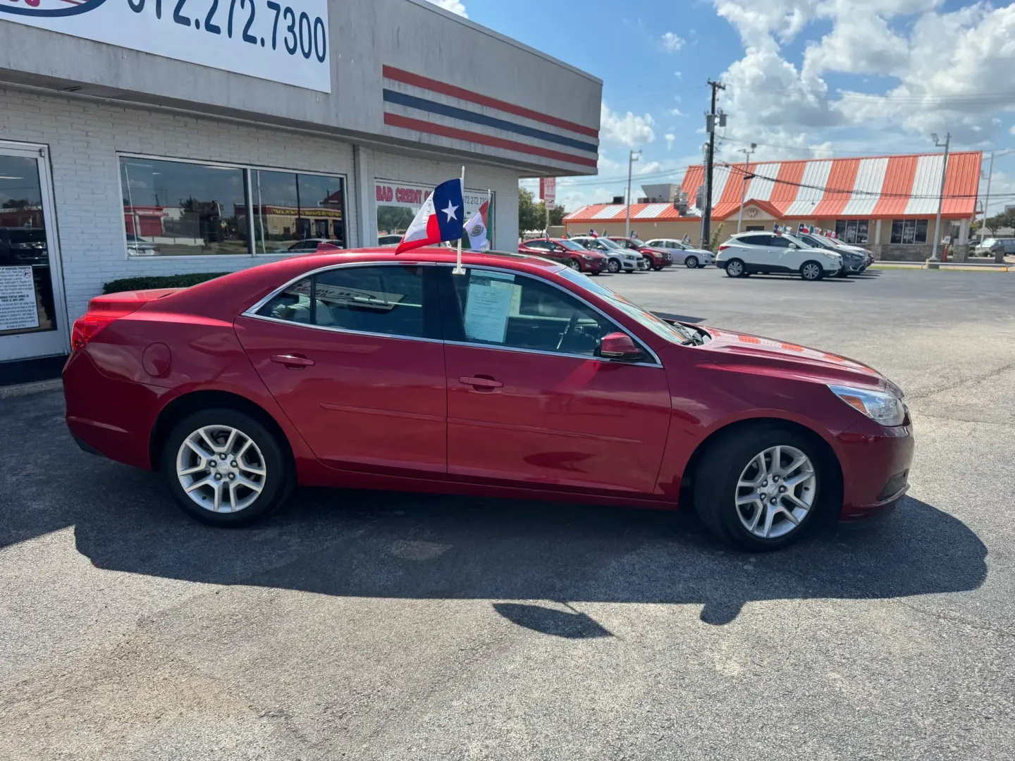 2014 Chevrolet Malibu 1LT (1G11C5SL2EF) with an 2.5L L4 DOHC 16V engine, 6-Speed Automatic transmission, located at 10740 Forest Lane, Dallas, TX, 75243, (972) 272-7300, 32.908588, -96.701813 - Discover the freedom of the open road with this stunning 2014 Chevrolet Malibu, perfect for your daily commutes, family outings, or spontaneous weekend adventures! This affordable used car effortlessly combines style, comfort, and reliability, making it a fantastic choice for anyone seeking quality - Photo#2
