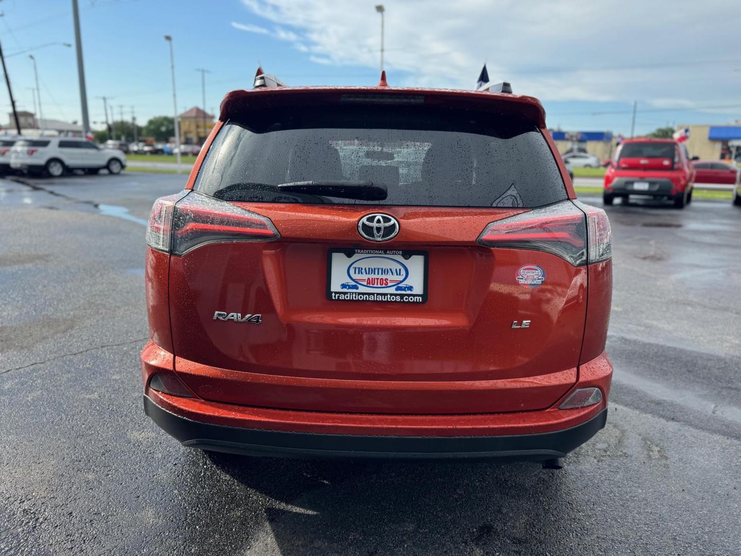 2016 ORANGE TOYOTA RAV4 LE (2T3ZFREVXGW) , located at 10740 Forest Lane, Dallas, TX, 75243, (972) 272-7300, 32.908588, -96.701813 - Photo#3