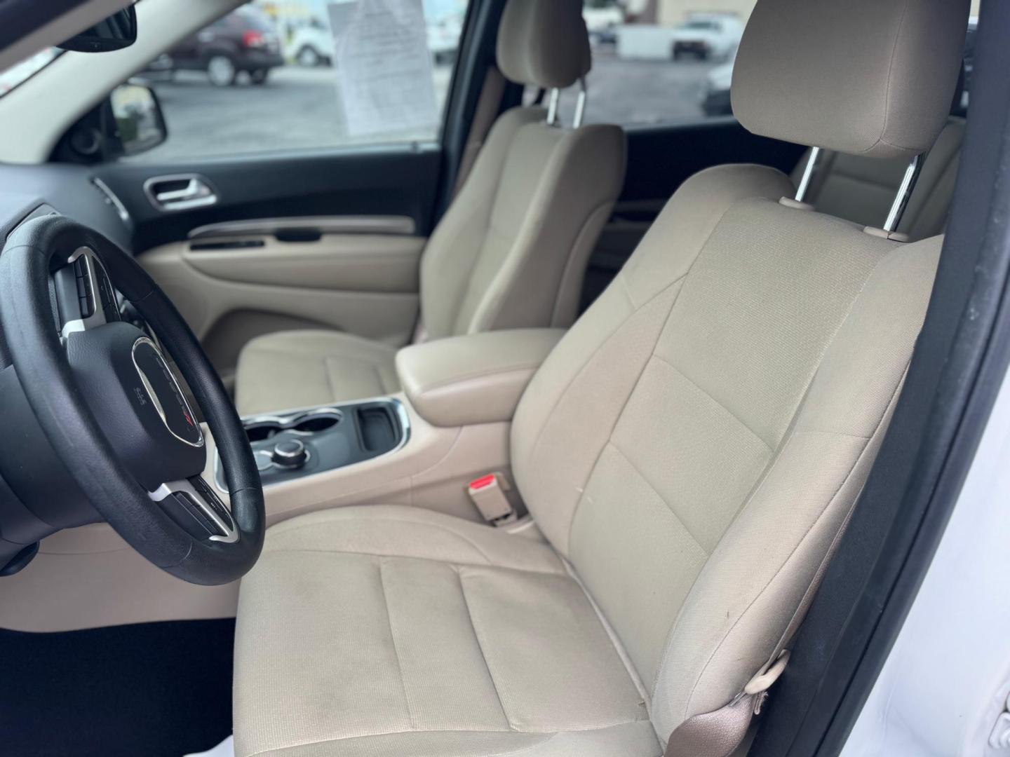 2017 WHITE DODGE DURANGO SXT (1C4RDHAG9HC) , located at 10740 Forest Lane, Dallas, TX, 75243, (972) 272-7300, 32.908588, -96.701813 - Photo#8