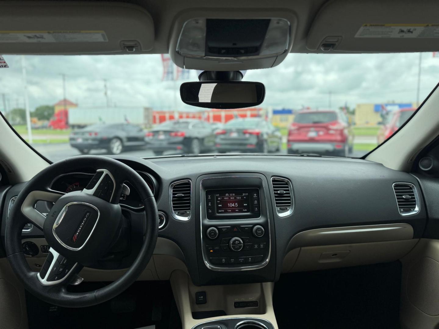 2017 WHITE DODGE DURANGO SXT (1C4RDHAG9HC) , located at 10740 Forest Lane, Dallas, TX, 75243, (972) 272-7300, 32.908588, -96.701813 - Photo#7