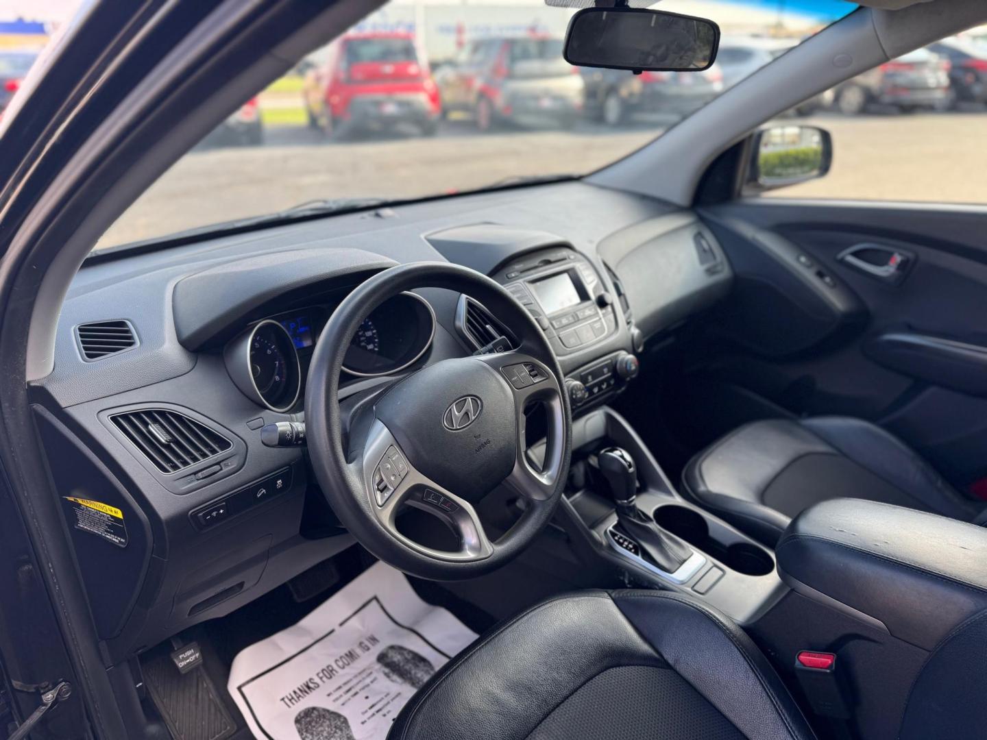2015 BLACK HYUNDAI TUCSON GLS (KM8JT3AF5FU) , located at 10740 Forest Lane, Dallas, TX, 75243, (972) 272-7300, 32.908588, -96.701813 - Photo#7