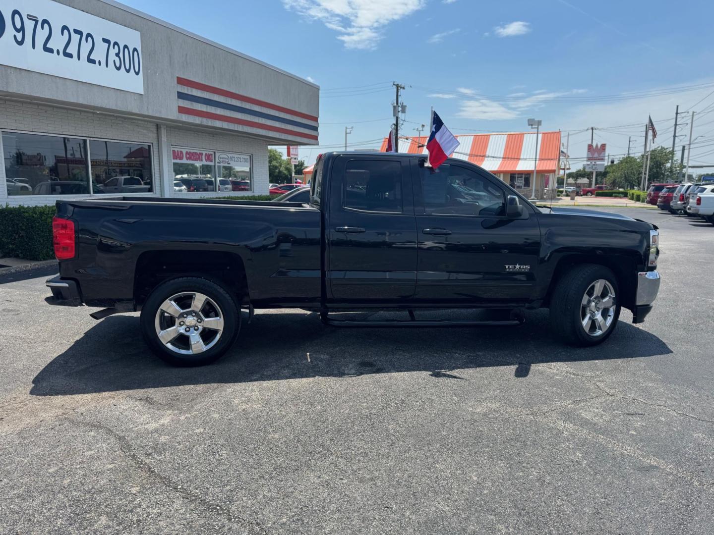 2017 BLACK CHEVROLET SILVERADO LT (1GCRCREC4HZ) , located at 10740 Forest Lane, Dallas, TX, 75243, (972) 272-7300, 32.908588, -96.701813 - Photo#2