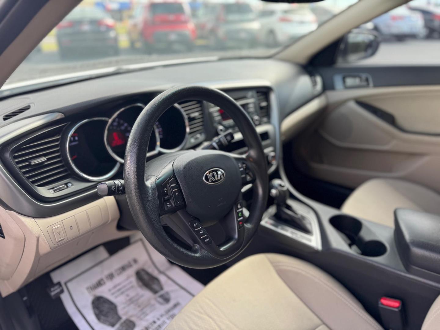 2013 WHITE KIA OPTIMA LX (KNAGM4A77D5) , located at 10740 Forest Lane, Dallas, TX, 75243, (972) 272-7300, 32.908588, -96.701813 - Photo#7