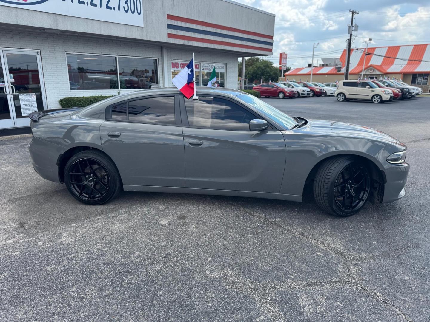2017 GRAY DODGE CHARGER R/T (2C3CDXCT8HH) , located at 10740 Forest Lane, Dallas, TX, 75243, (972) 272-7300, 32.908588, -96.701813 - Photo#2