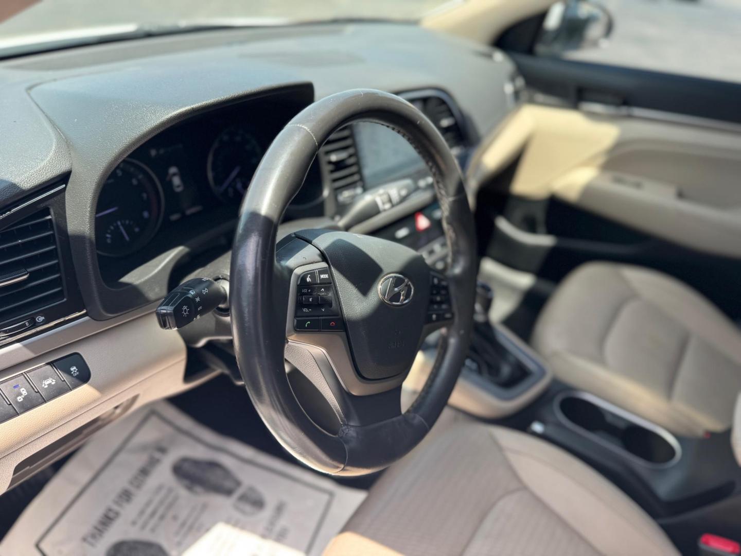 2017 WHITE HYUNDAI ELANTRA LIMITED; SE (5NPD84LF0HH) , located at 10740 Forest Lane, Dallas, TX, 75243, (972) 272-7300, 32.908588, -96.701813 - Photo#7