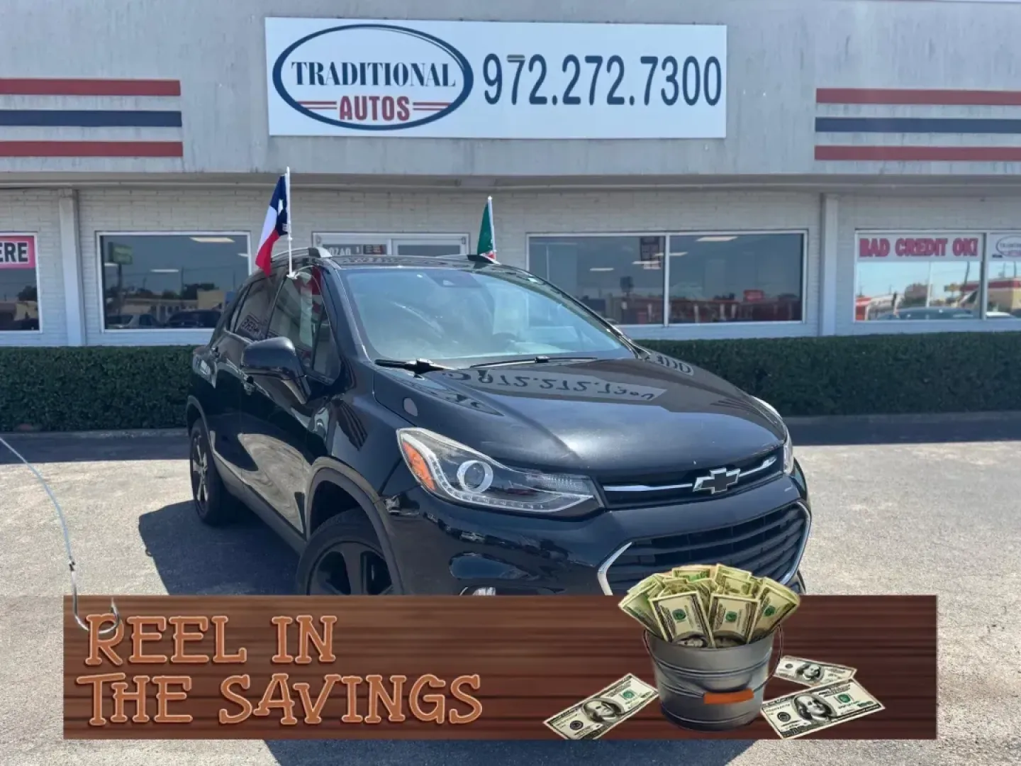2017 BLACK Chevrolet Trax Premier FWD (KL7CJMSB3HB) with an 1.4L L4 DOHC 16V engine, 6A transmission, located at 10740 Forest Lane, Dallas, TX, 75243, (972) 272-7300, 32.908588, -96.701813 - 2017 Chevrolet Trax Premier FWD - Photo#0