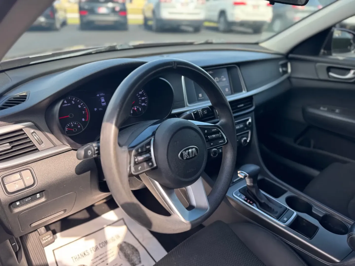 2019 Kia Optima LX (5XXGT4L34KG) with an 2.4L L4 DOHC 16V engine, 6A transmission, located at 10740 Forest Lane, Dallas, TX, 75243, (972) 272-7300, 32.908588, -96.701813 - ### Elevate Your Daily Commute with This 2019 Kia Optima at Traditional Autos!<br /> <br /> Are you in search of a reliable vehicle that fits seamlessly into your daily routine while also providing a touch of style? The 2019 Kia Optima positioned at Traditional Autos is your answer! This sedan isn't - Photo#7