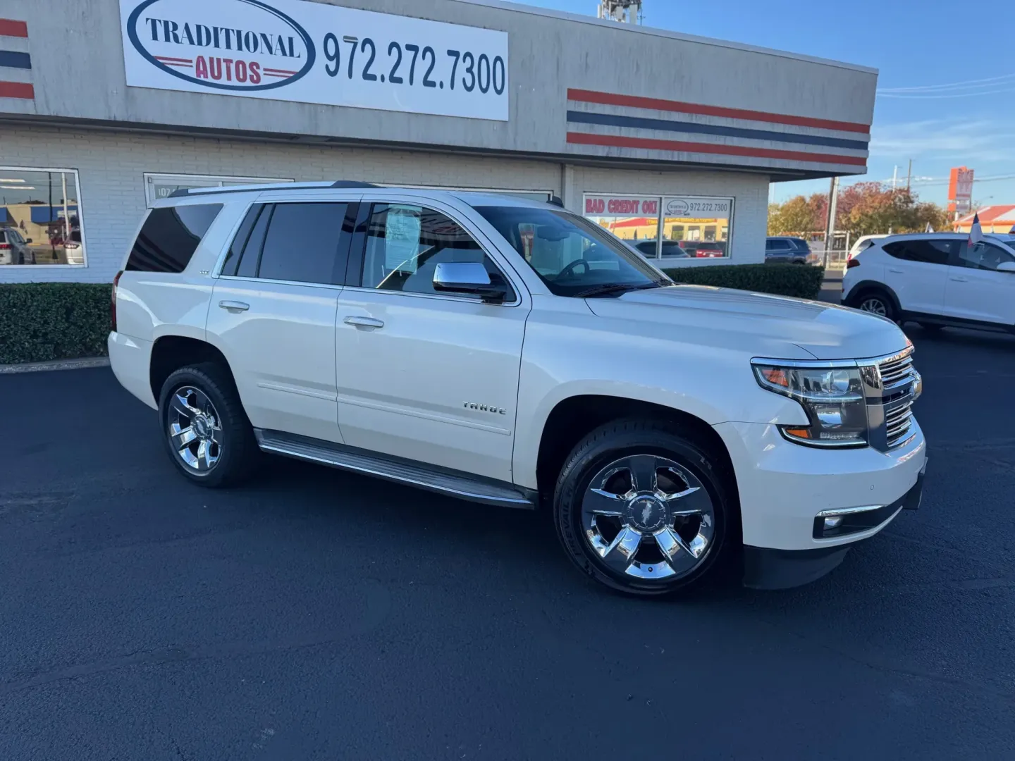 2015 Chevrolet Tahoe LTZ 4WD (1GNSKCKC4FR) with an 5.3L V8 OHV 16V engine, 6-Speed Automatic transmission, located at 10740 Forest Lane, Dallas, TX, 75243, (972) 272-7300, 32.908588, -96.701813 - **Unlock Adventure with the 2015 Chevrolet Tahoe Perfect for Family Road Trips!**<br /> <br /> Are you ready for your next family adventure? The 2015 Chevrolet Tahoe is the ultimate SUV designed to accommodate your loved ones while providing the space and features necessary for both everyday commut - Photo#1