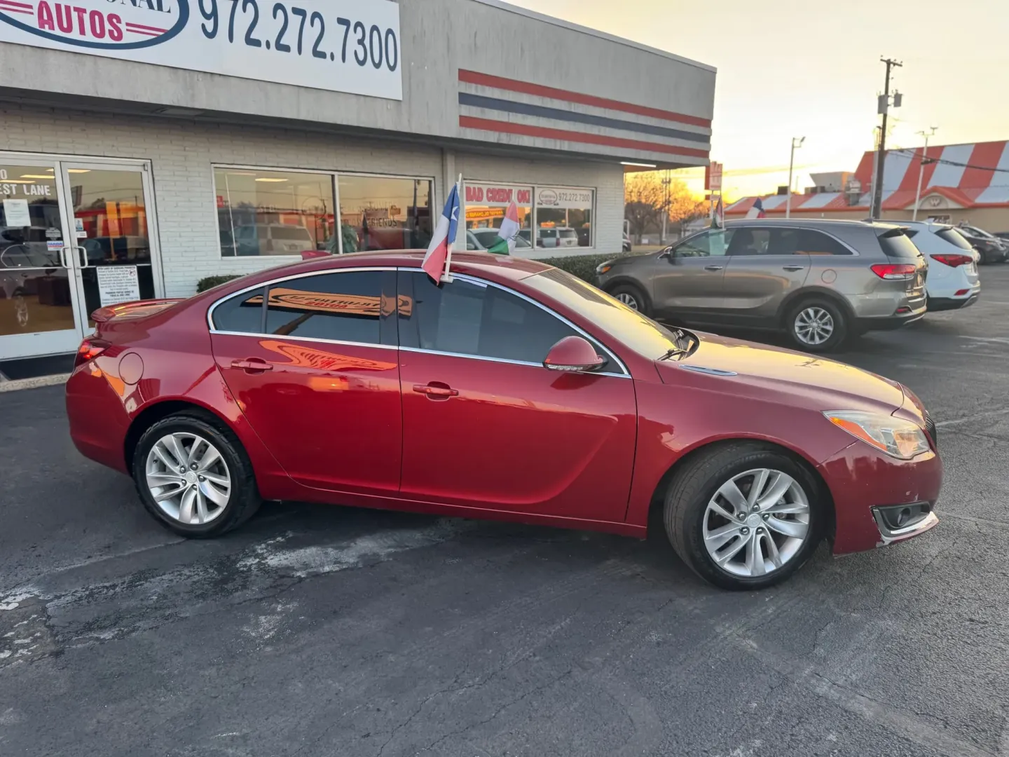 2015 Buick Regal Turbo FWD (2G4GK5EX5F9) with an 2.0L L4 DOHC 16V TURBO engine, 6-Speed Automatic transmission, located at 10740 Forest Lane, Dallas, TX, 75243, (972) 272-7300, 32.908588, -96.701813 - Discover the perfect blend of style, comfort, and performance with this stunning **2015 Buick Regal**, available now at **Traditional Autos**. Nestled in the heart of **Dallas, TX**, conveniently located at **10740 Forest Lane, Dallas, TX 75243**, our pre-owned dealership specializes in quality used - Photo#2