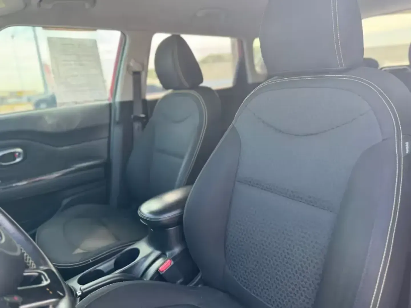 2015 RED Kia Soul + (KNDJP3A57F7) with an 2.0L L4 DOHC 16V engine, 6-Speed Automatic transmission, located at 10740 Forest Lane, Dallas, TX, 75243, (972) 272-7300, 32.908588, -96.701813 - Are you searching for a versatile vehicle that can keep up with your dynamic lifestyle? Look no further than this 2015 Kia Soul, a compact wagon perfect for everything from daily commutes to weekend getaways. With its spacious interior and excellent fuel efficiency, this vehicle truly embodies the s - Photo#11