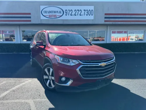 2018 CHEVROLET TRAVERSE LT LEATHER MAROON