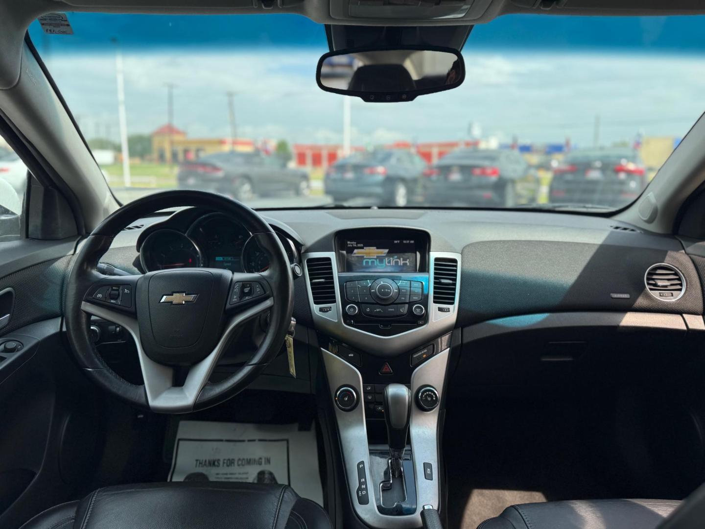 2015 WHITE CHEVROLET CRUZE 2LT 2LT Auto (1G1PE5SBXF7) with an 1.4L L4 DOHC 16V TURBO engine, 6-Speed Automatic transmission, located at 10740 Forest Lane, Dallas, TX, 75243, (972) 272-7300, 32.908588, -96.701813 - Photo#5