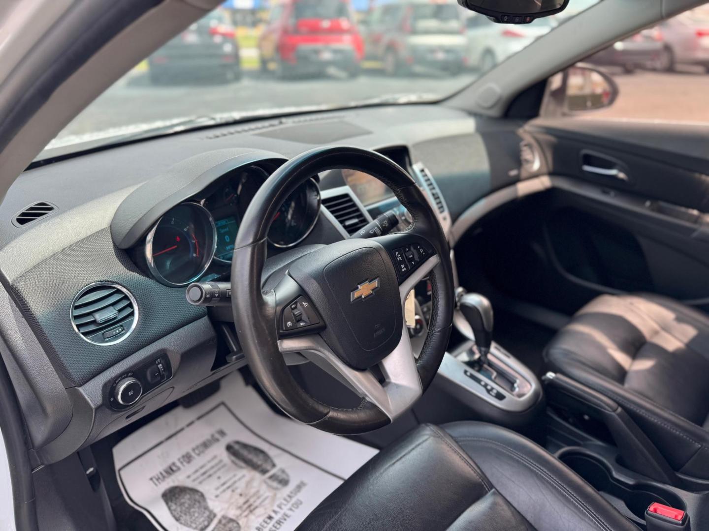 2015 WHITE CHEVROLET CRUZE 2LT 2LT Auto (1G1PE5SBXF7) with an 1.4L L4 DOHC 16V TURBO engine, 6-Speed Automatic transmission, located at 10740 Forest Lane, Dallas, TX, 75243, (972) 272-7300, 32.908588, -96.701813 - Photo#6