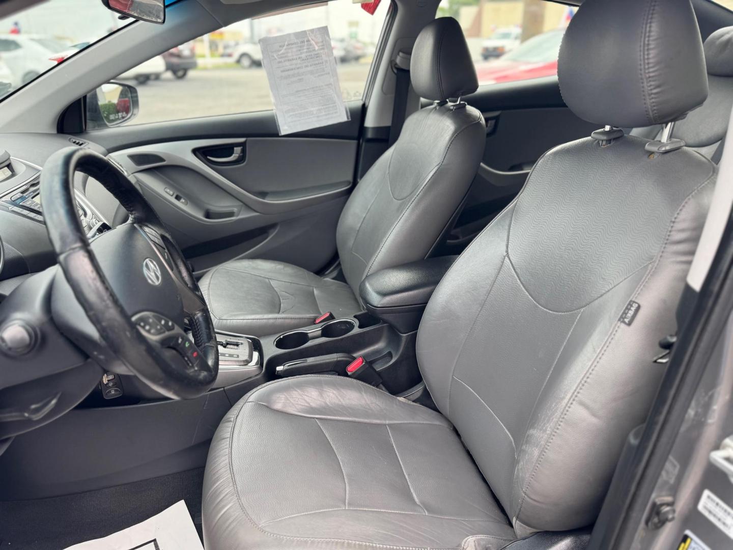 2013 GRAY HYUNDAI ELANTRA GLS; LIMITED Limited (5NPDH4AE1DH) with an 1.8L L4 DOHC 16V engine, 6-Speed Automatic transmission, located at 10740 Forest Lane, Dallas, TX, 75243, (972) 272-7300, 32.908588, -96.701813 - Photo#5