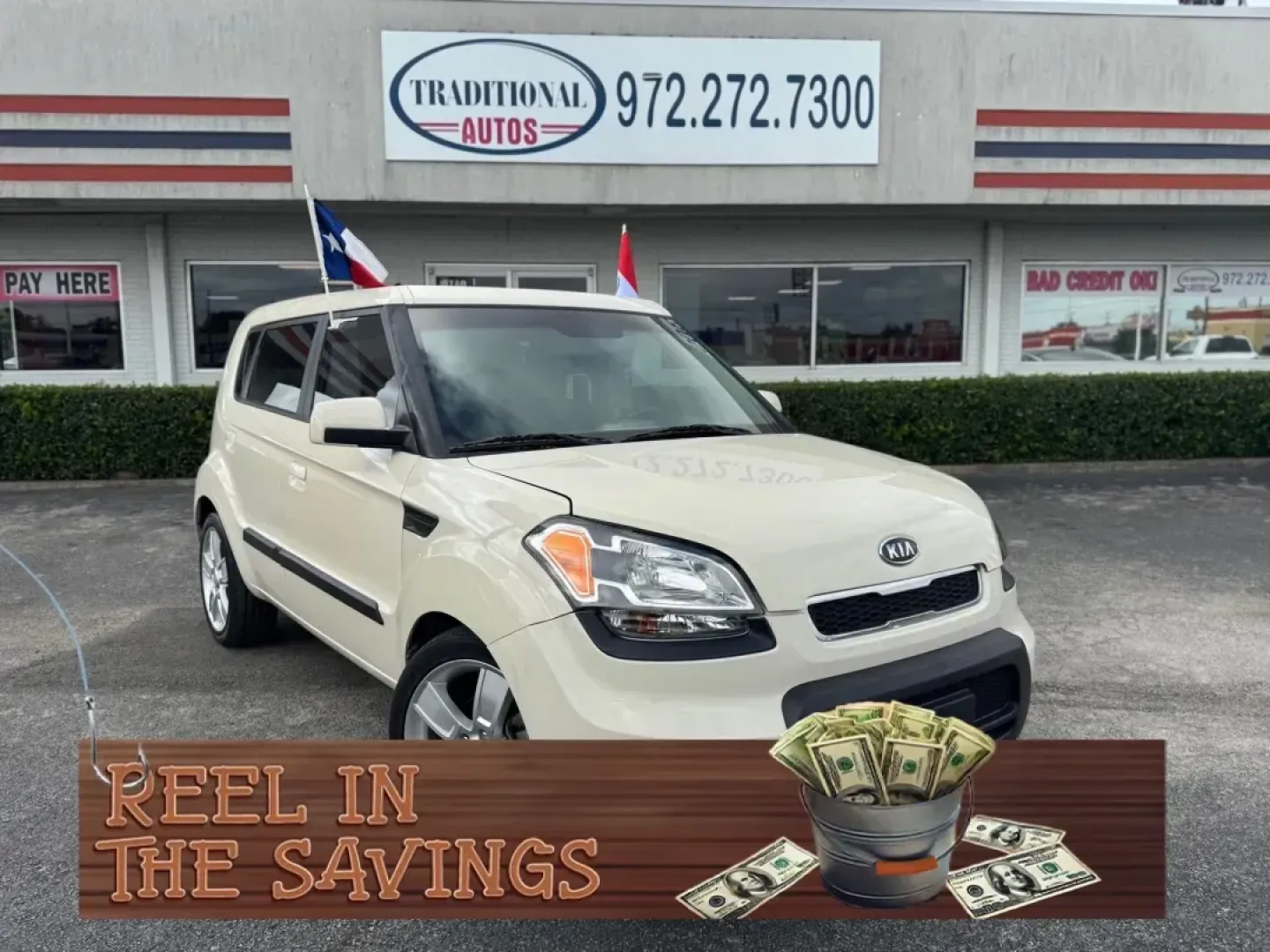 2010 WHITE Kia Soul ! (KNDJT2A2XA7) with an 2.0L L4 DOHC 16V engine, Automatic transmission, located at 10740 Forest Lane, Dallas, TX, 75243, (972) 272-7300, 32.908588, -96.701813 - **Discover the Perfect Companion for Your Next Adventure: 2010 Kia Soul!**<br /> <br /> Are you searching for a versatile vehicle that can adapt to your vibrant lifestyle? Look no further than this impressive 2010 Kia Soul, available now at Traditional Autos, your trusted pre-owned dealership locate - Photo#0