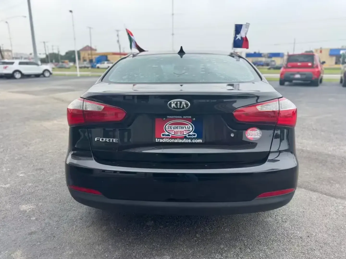2015 BLACK Kia Forte LX (KNAFK4A68F5) with an 1.8L L4 DOHC 16V engine, 6-Speed Automatic transmission, located at 10740 Forest Lane, Dallas, TX, 75243, (972) 272-7300, 32.908588, -96.701813 - Discover the freedom of the open road with this stylish and reliable 2015 Kia Forte LX, perfect for anyone seeking adventure, comfort, and affordability. Whether you're a commuter navigating the bustling streets of Dallas or a weekend warrior ready to hit the highways, this sedan is designed to meet - Photo#3