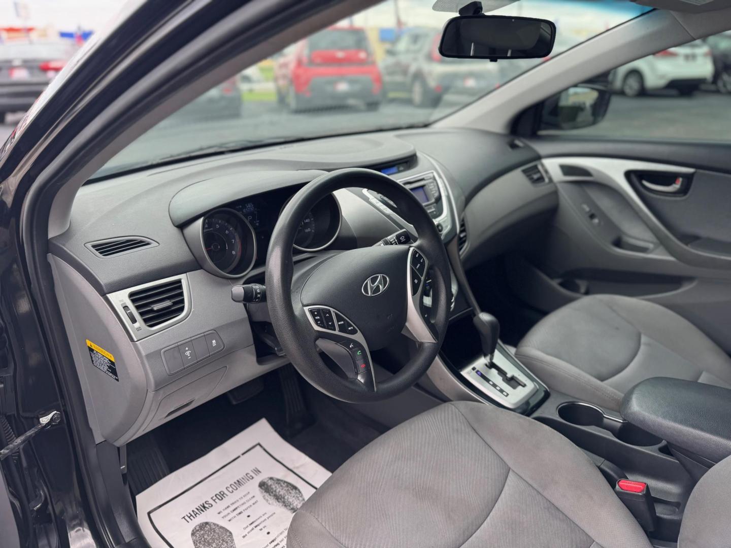 2011 BLACK HYUNDAI ELANTRA GLS; LIMITED GLS A/T (KMHDH4AE7BU) with an 1.8L L4 DOHC 16V engine, 6-Speed Automatic transmission, located at 10740 Forest Lane, Dallas, TX, 75243, (972) 272-7300, 32.908588, -96.701813 - Photo#7