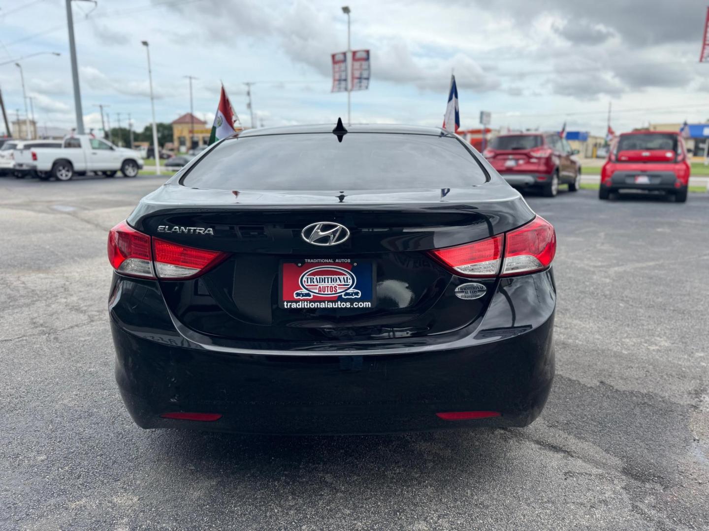 2011 BLACK HYUNDAI ELANTRA GLS; LIMITED GLS A/T (KMHDH4AE7BU) with an 1.8L L4 DOHC 16V engine, 6-Speed Automatic transmission, located at 10740 Forest Lane, Dallas, TX, 75243, (972) 272-7300, 32.908588, -96.701813 - Photo#2