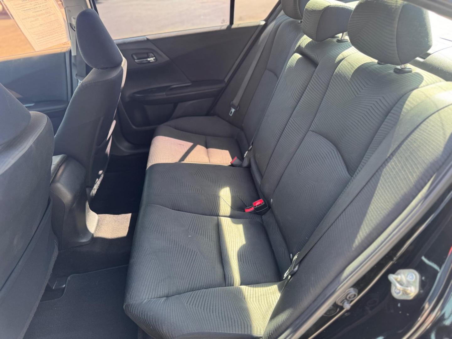 2016 BLACK HONDA ACCORD LX LX Sedan CVT (1HGCR2F39GA) with an 2.4L L4 DOHC 16V engine, CVT transmission, located at 10740 Forest Lane, Dallas, TX, 75243, (972) 272-7300, 32.908588, -96.701813 - Photo#5